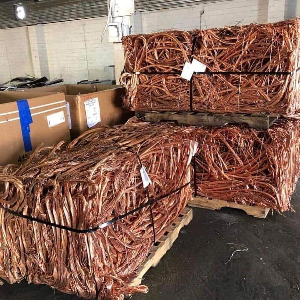 Copper Wire Scrap – 99.9% Purity, Millberry Grade, Ready for Recycling